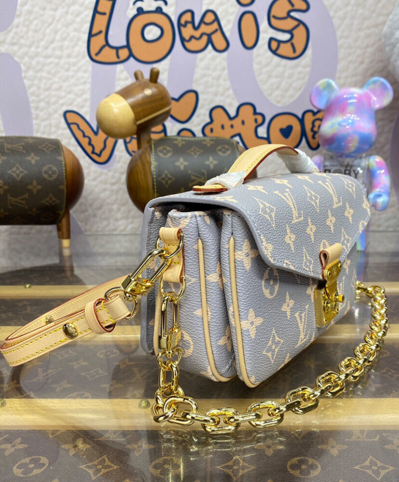 Louis Vuitton Pochette Metis East West M12429 Gray